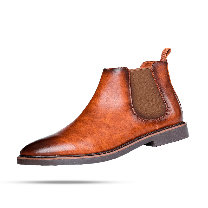Botas Chelsea Masculina de Couro Jackson